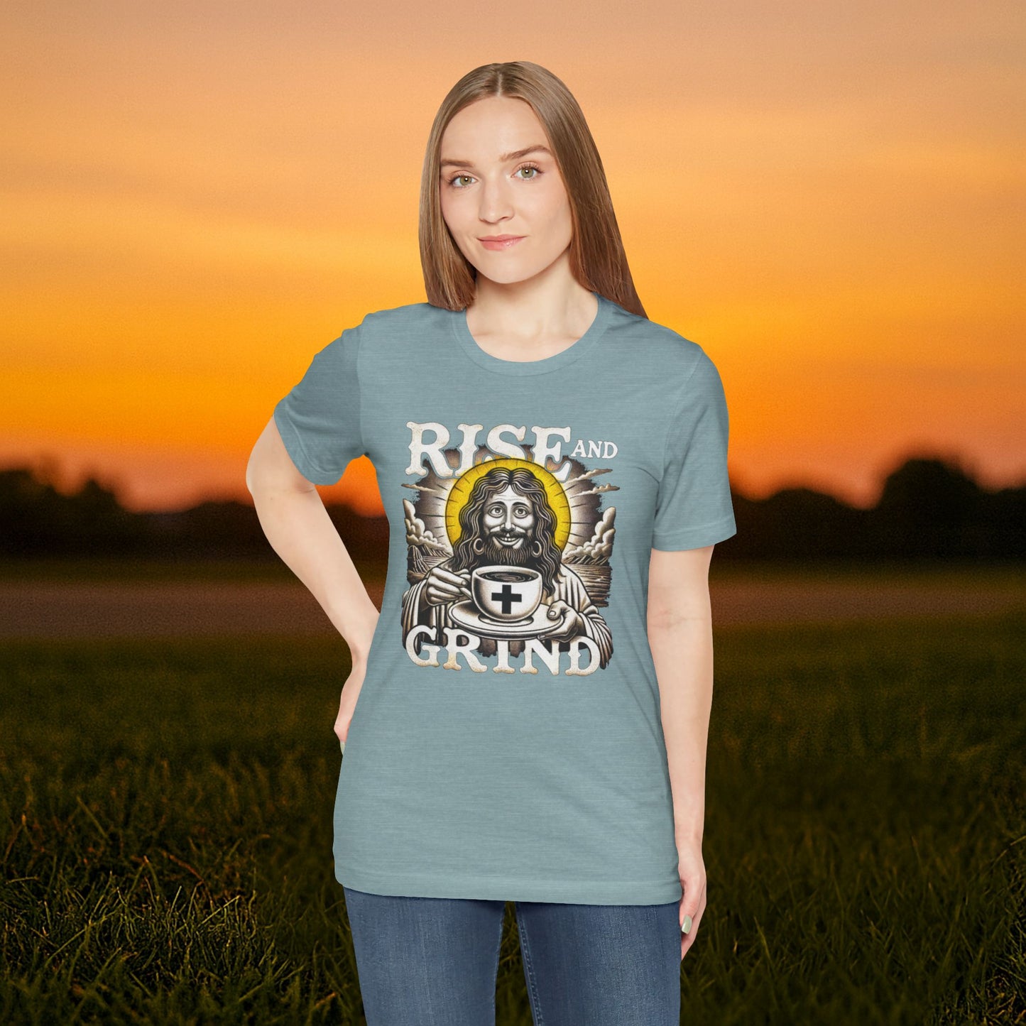 “Rise and Grind" Tee