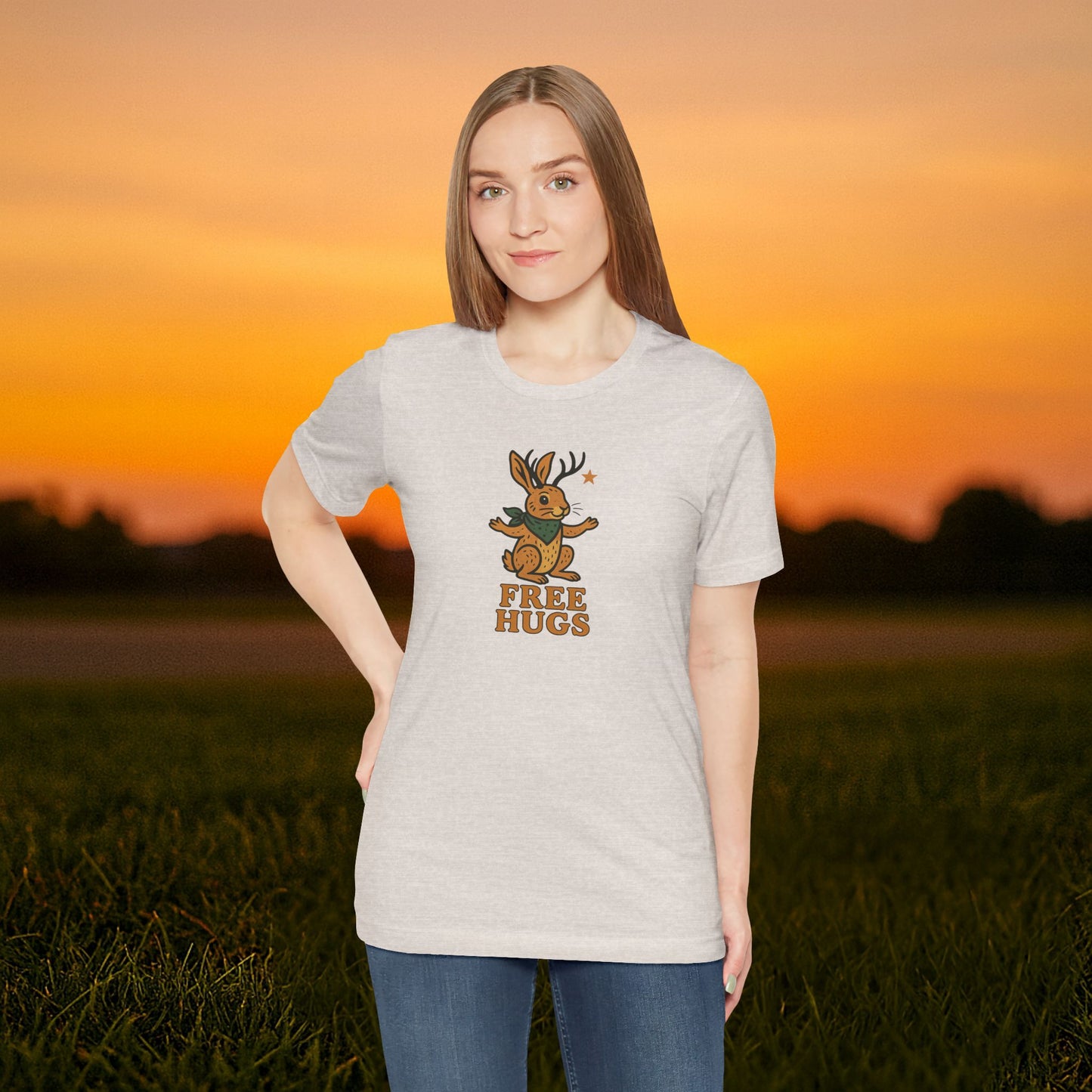 “Free Hugs - Jackalope" Tee