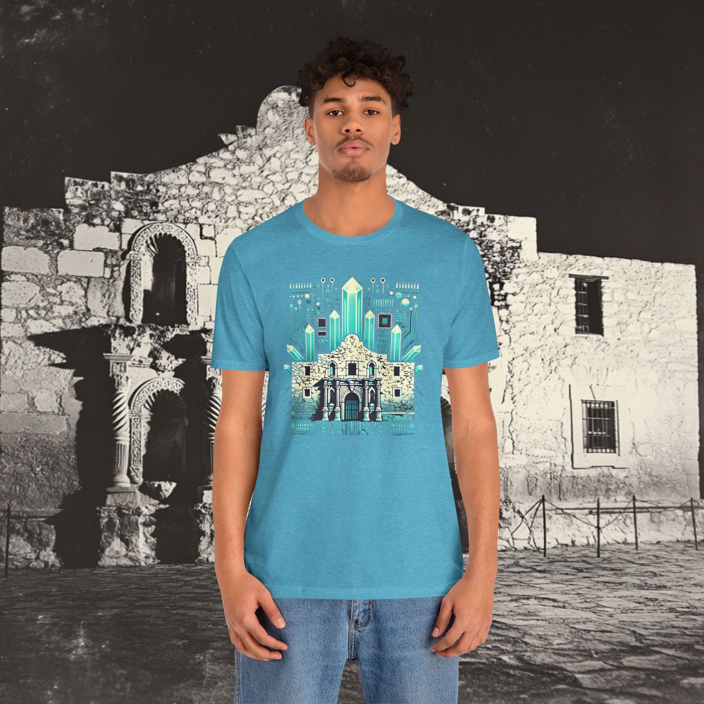 “Alamo Crystal Motherboard” Tee