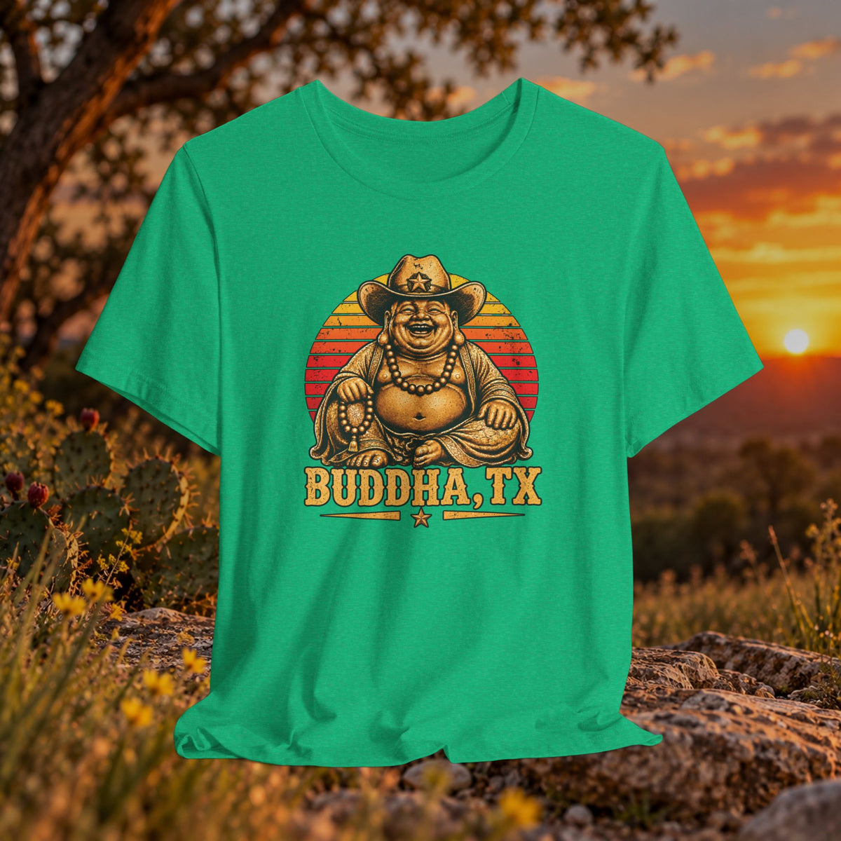 “Buddha, TX” Tee – Clean Edition