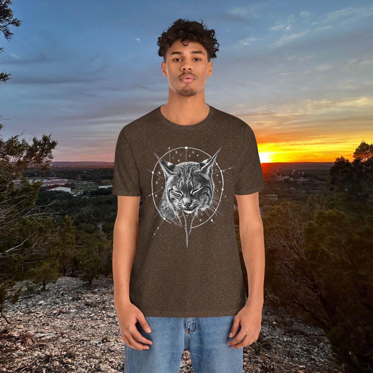 “Zen Celestial Bobcat” Tee