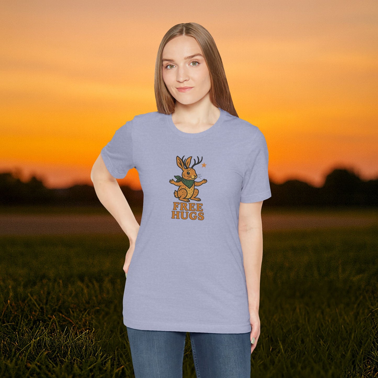 “Free Hugs - Jackalope" Tee