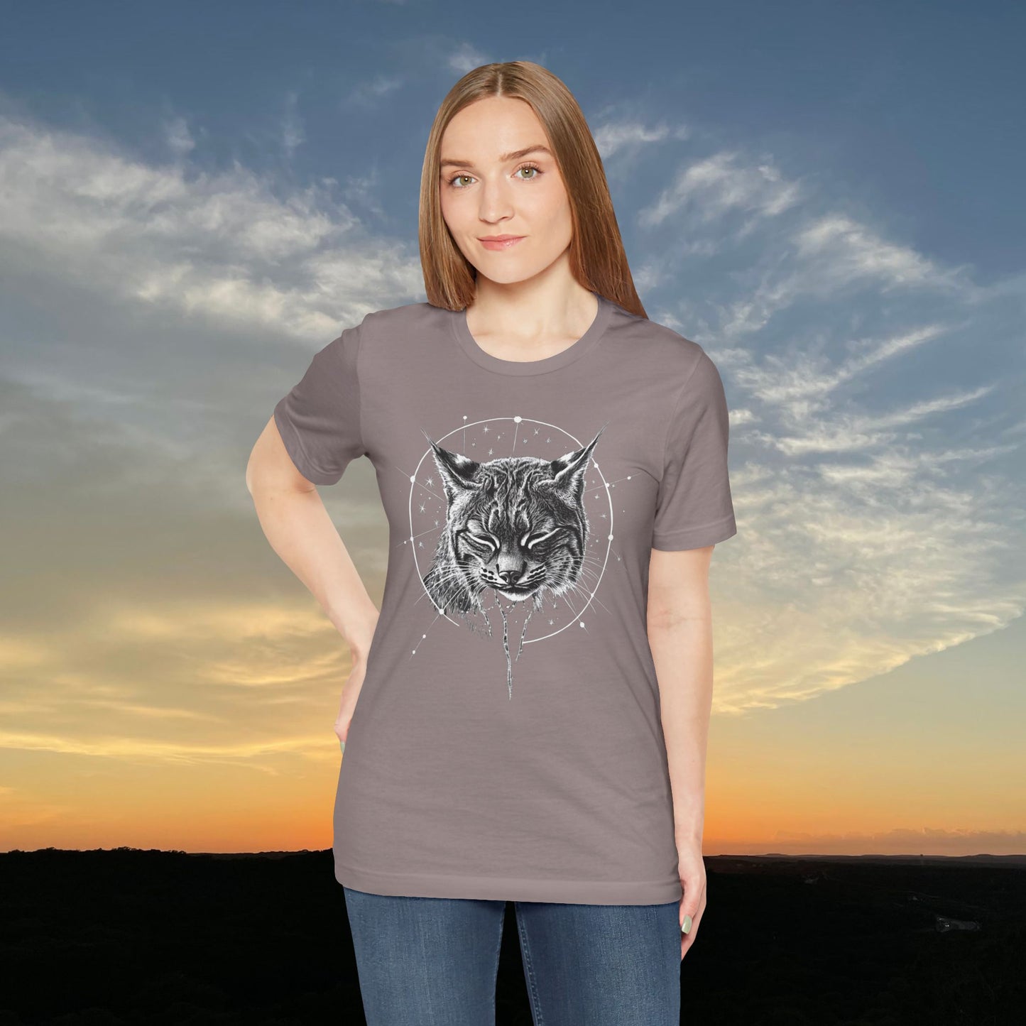 “Zen Celestial Bobcat” Tee