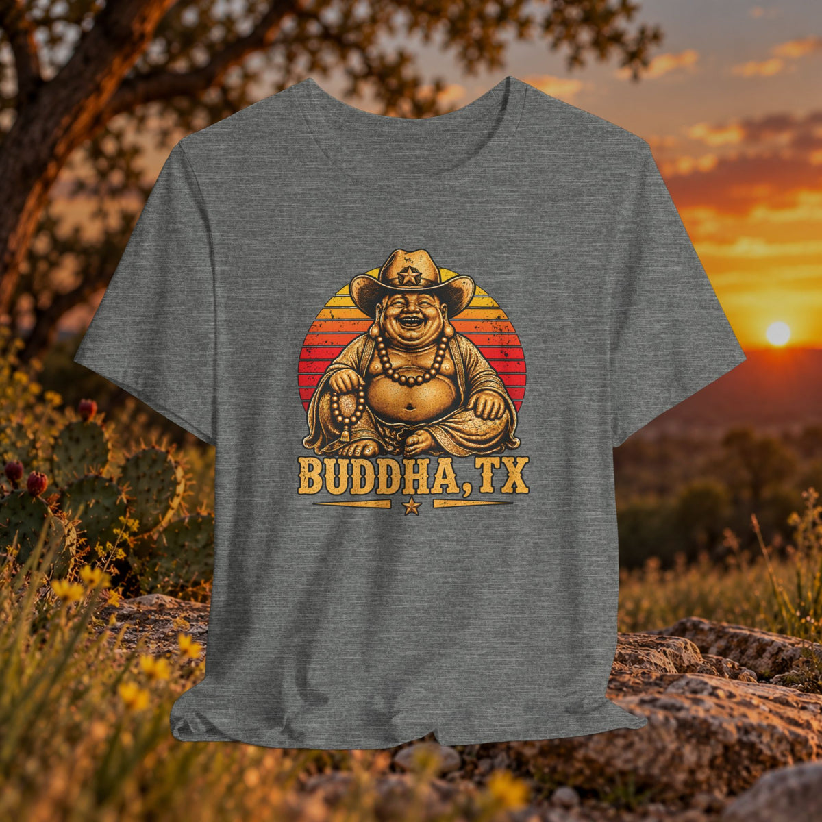 “Buddha, TX” Tee – Clean Edition