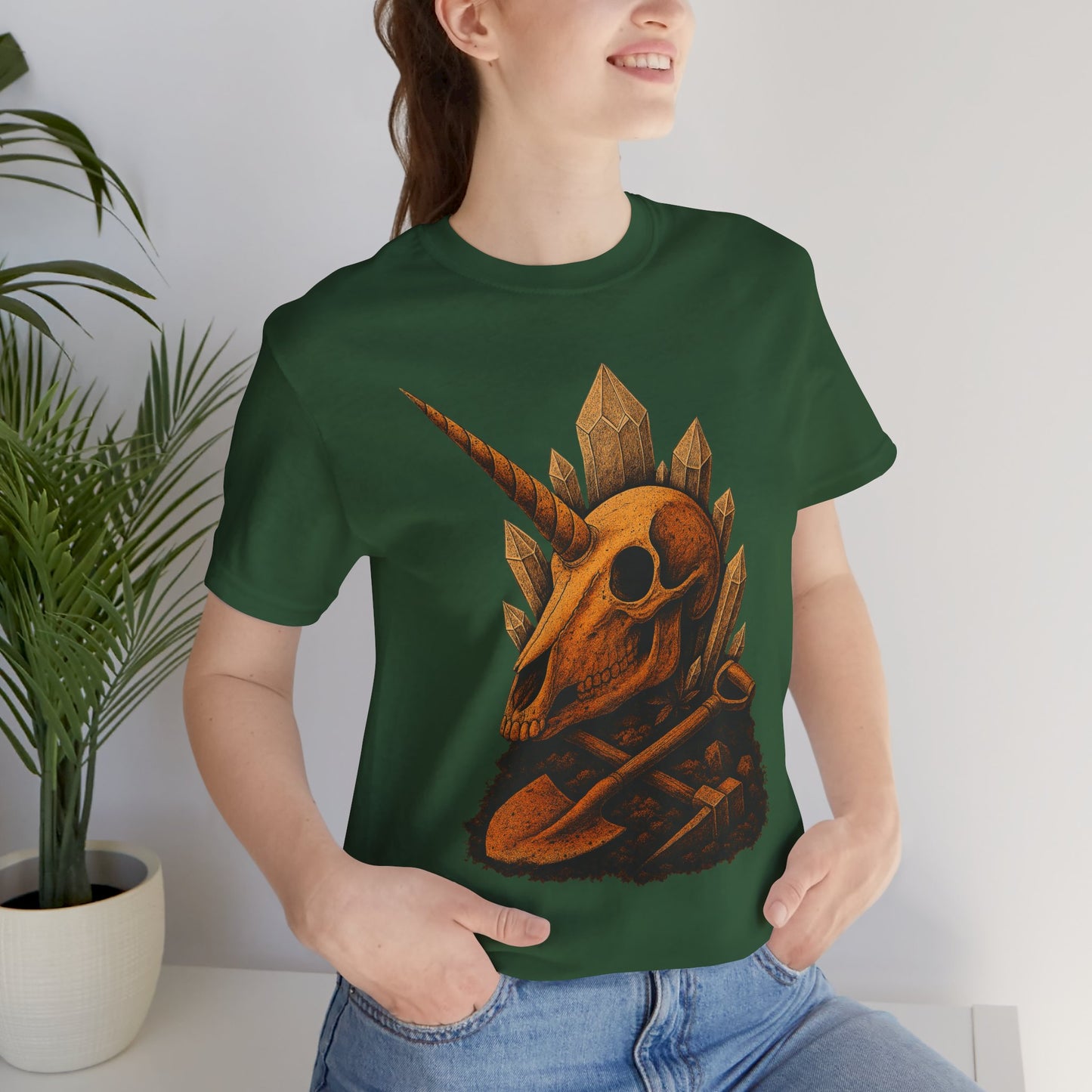 “Unearthed Unicorn Skull" Tee