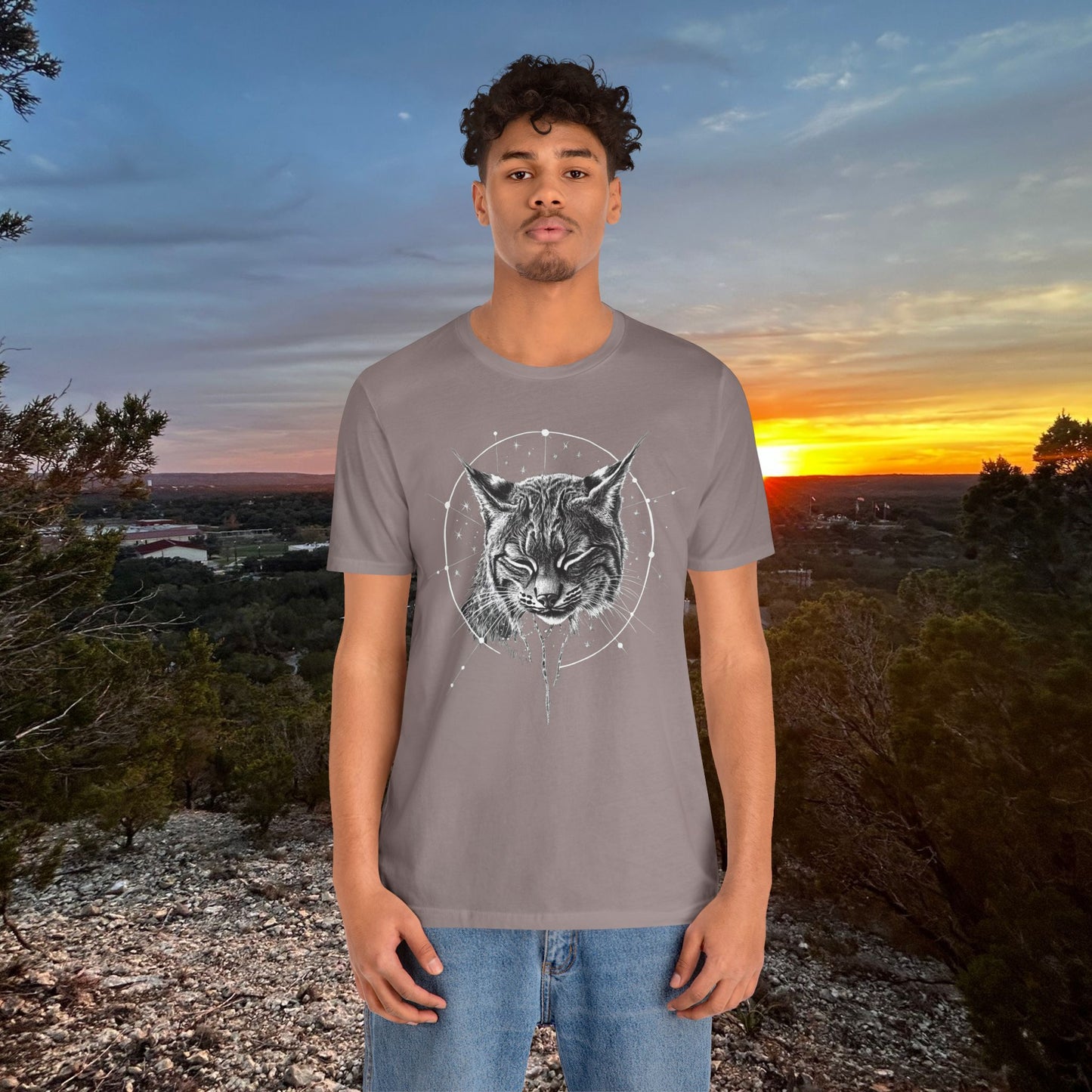 “Zen Celestial Bobcat” Tee