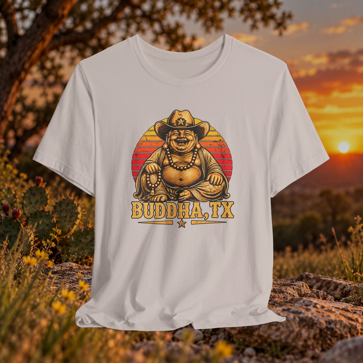 “Buddha, TX” Tee – Clean Edition