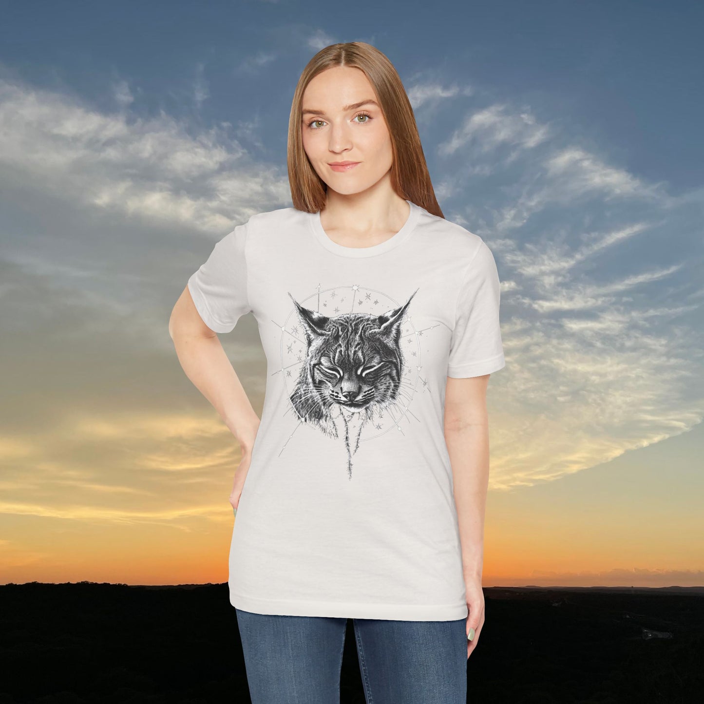 “Zen Celestial Bobcat” Tee