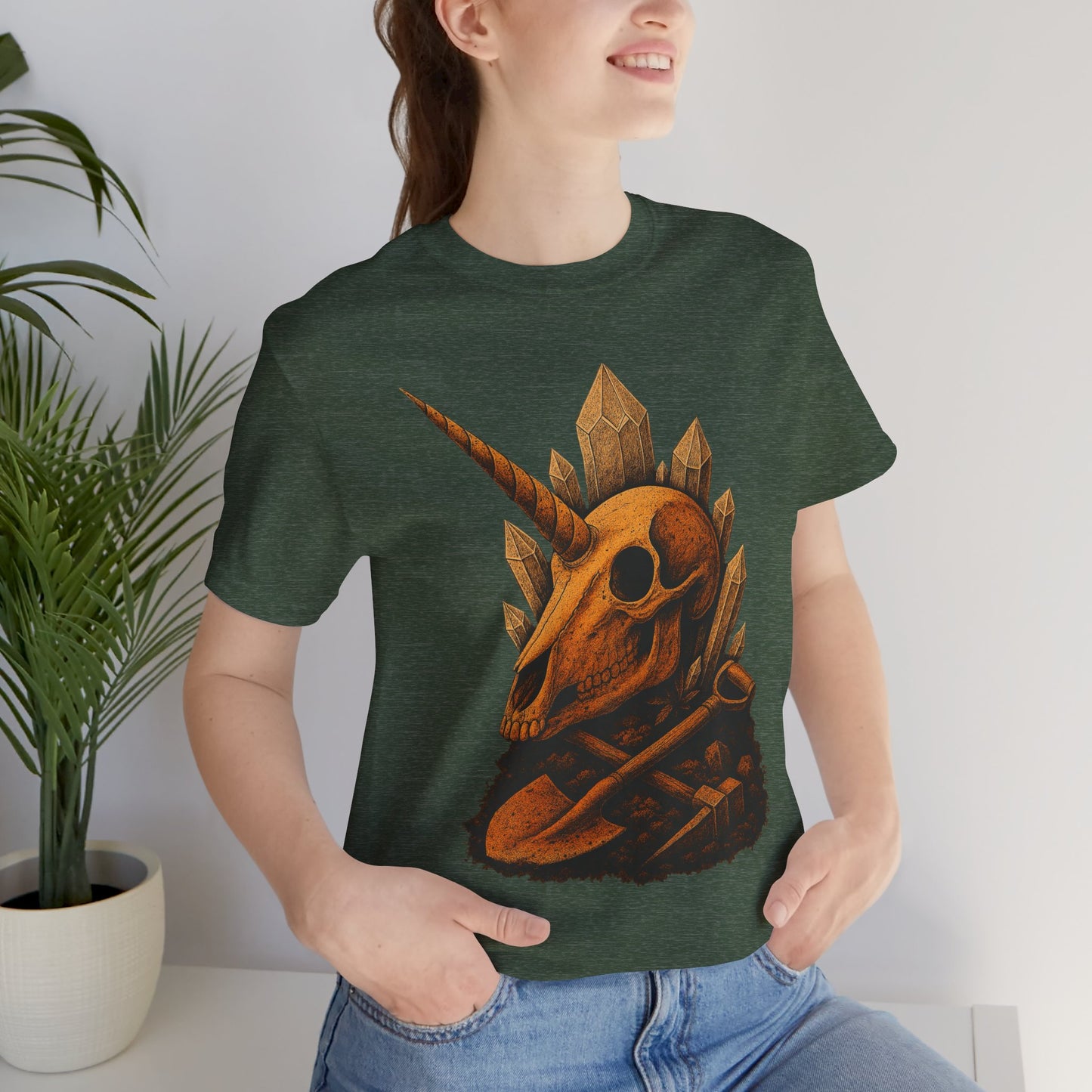 “Unearthed Unicorn Skull" Tee