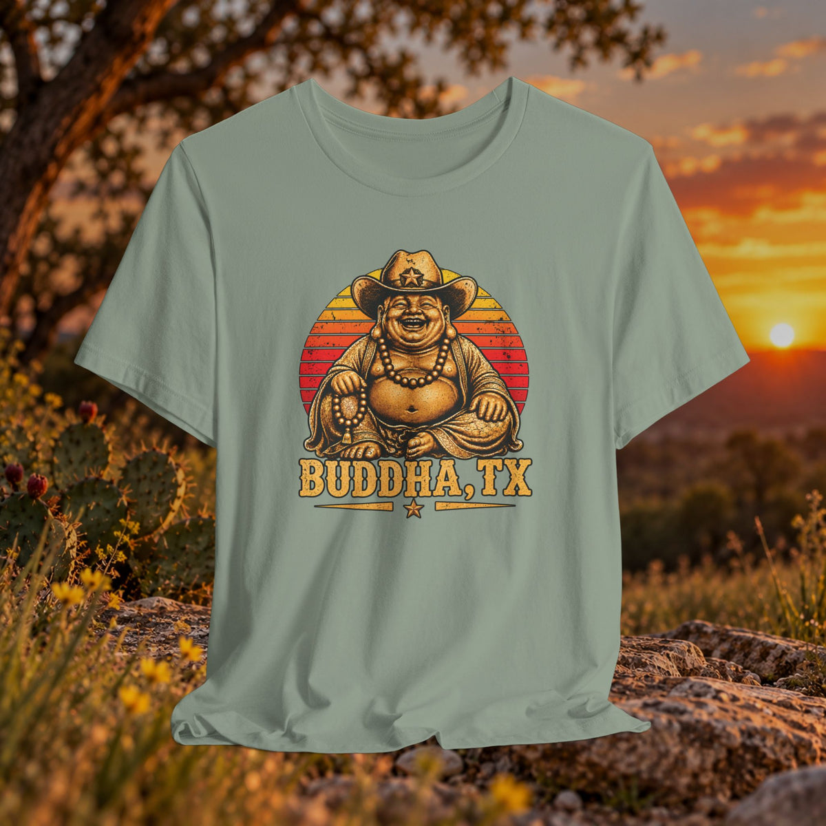 “Buddha, TX” Tee – Clean Edition