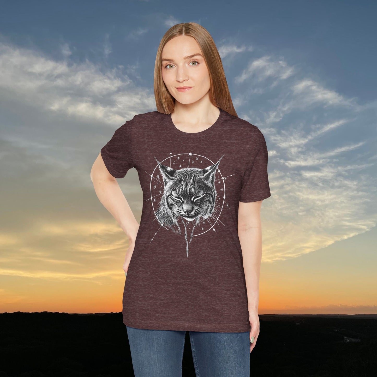 “Zen Celestial Bobcat” Tee