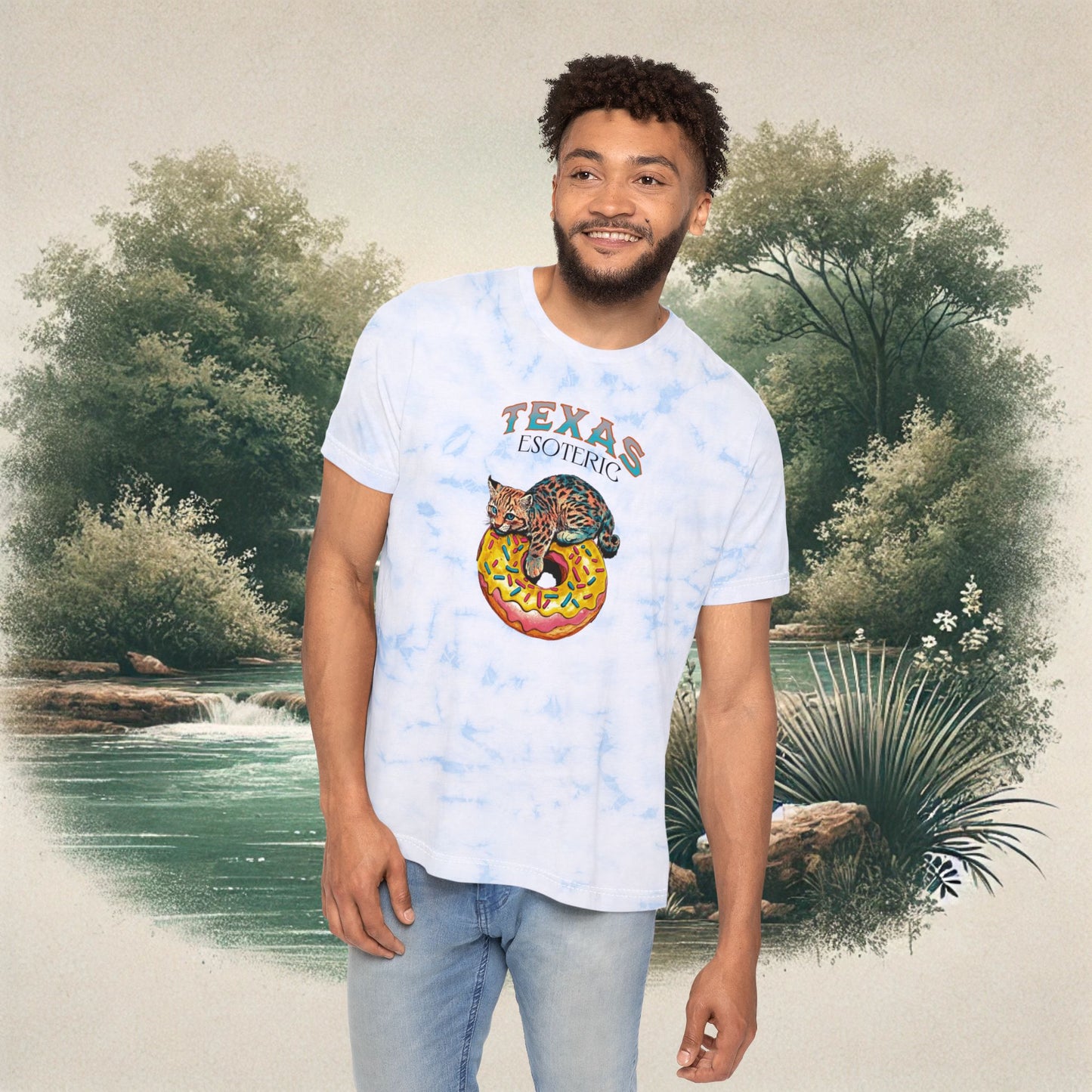 "Baby Randy the Bobcat" Tie-Dyed Tee